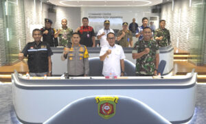 Video Conference Bersama PJ Gubernur, Wawali Rusmadi Laporkan Situasi Pasca Pencoblosan Pemilu 2024 di Samarinda