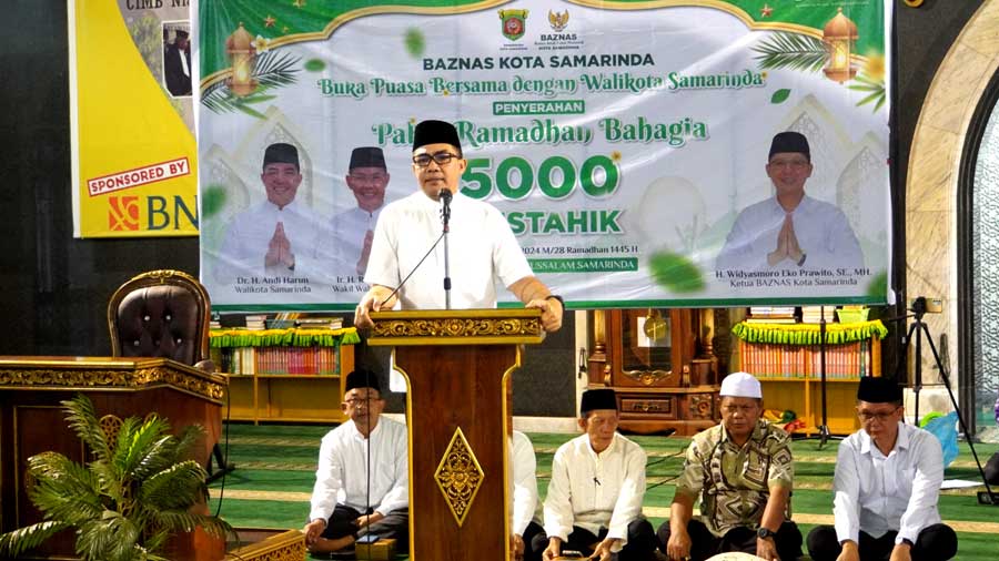 Baznas Samarinda Bagikan 5000 Paket Ramadhan Buat Mustahik